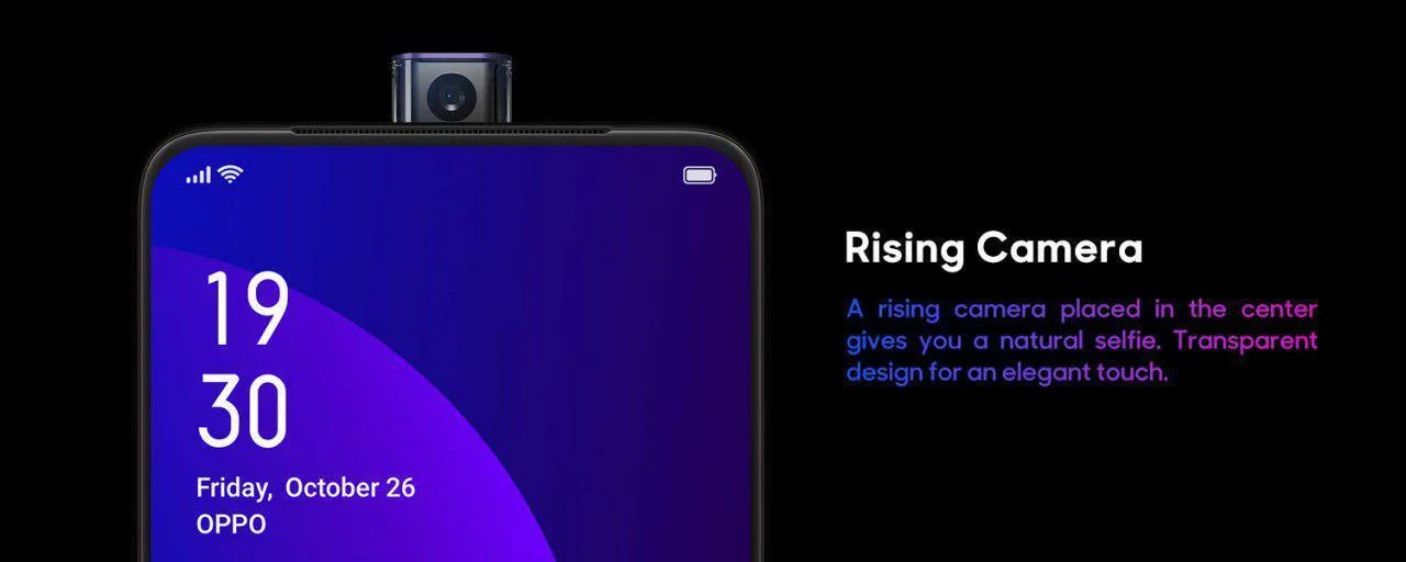 Front Pop Up camera